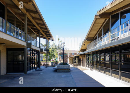 Redlands, MAR 20: Exterior view of the Redlands Civic Center on MAR 20, 2019 at Redlands, California Stock Photo