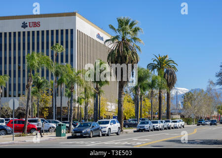 Redlands, MAR 20: Exterior view of the Citibank building on MAR 20, 2019 at Redlands, California Stock Photo