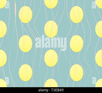 Vector seamless rwxture with eggs Stock Vector