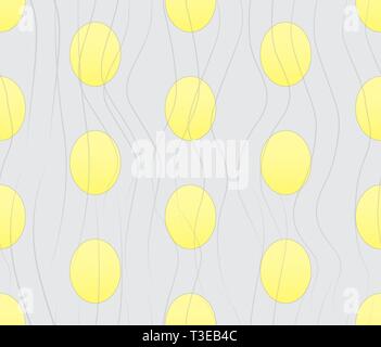 Vector seamless rwxture with eggs Stock Vector