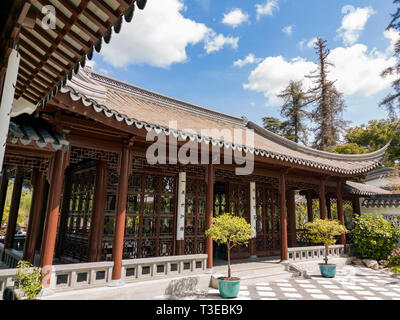 Los Angeles, APR 5: The beautiful Chinese Garden of Huntington Library on APR 5, 2019 at Los Angeles, California Stock Photo