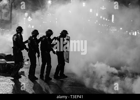 French Police During Demonstration Against The A69 Motorway In 