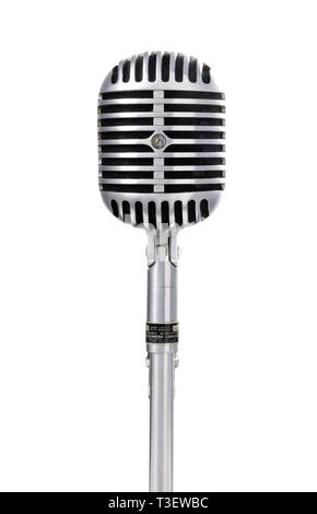 Shure 55 vintage microphone Stock Photo