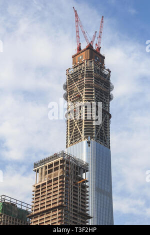 Skyscrapers in Beijing under construction Stock Photo - Alamy