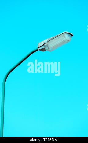 Street lamp against  blue sky Stock Photo