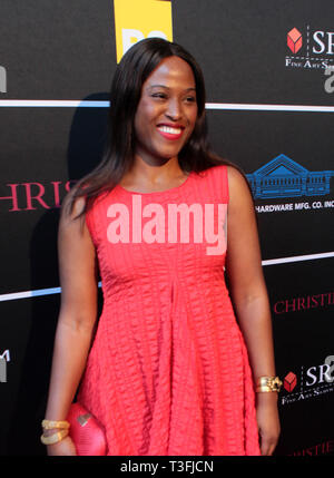 New York, USA. 8th Apr, 2019. Curator Nicki Vassell attends the Bronx Museum Gala & Art Auction 2019 held at Capitale on April 8, 2019 in New York City. Credit: Mpi43/Media Punch/Alamy Live News Stock Photo