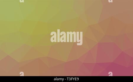 Abstract geometric yellow brown color shades gradient background texture, low poly triangle pattern, computer graphic, Illustration Stock Vector