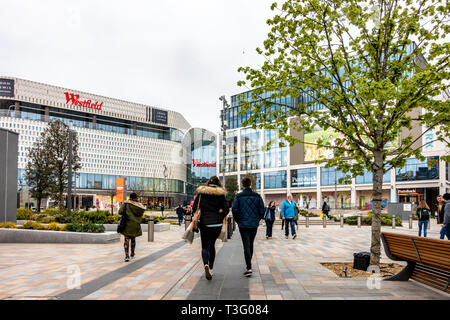 Westfield Shopping Center at White City, Shepherd's Bush, London, UK Stock Photo