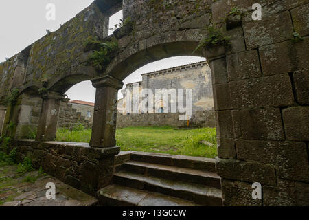 Church of Sanfins de Friestas, Valença, Minho, Portugal, Europe Stock Photo