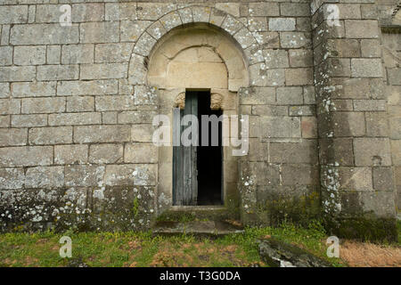 Church of Sanfins de Friestas, Valença, Minho, Portugal, Europe Stock Photo