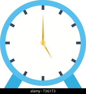 Clock flat multi color icon Stock Vector