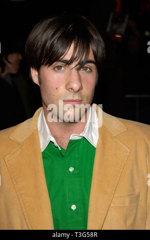 LOS ANGELES, CA. January 29, 2002: Actor JASON SCHWARTZMAN at the Hollywood premiere of his new movie Slackers. © Paul Smith/Featureflash Stock Photo