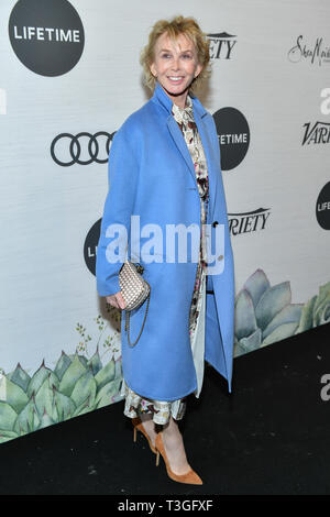 Trudie Styler- Variety's Power of Women, Arrivals, New York, USA - 05 Apr 2019 Stock Photo