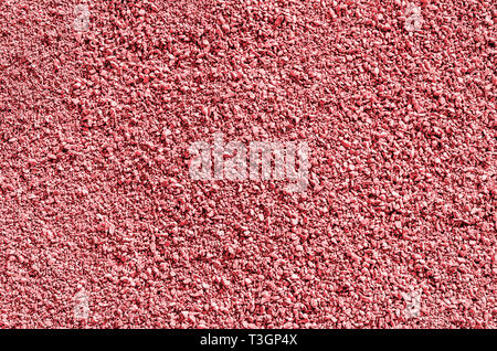 Fine grained gravel, red Stock Photo