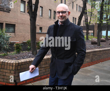 Senior Barclays executive Roger Jenkins leaving Southwark Crown Court after the jury were discharged in his trial for a multi-million pound fraud during the 2008 financial crisis. Stock Photo