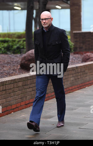 Senior Barclays executive Roger Jenkins leaving Southwark Crown Court after the jury were discharged in his trial for a multi-million pound fraud during the 2008 financial crisis. Stock Photo