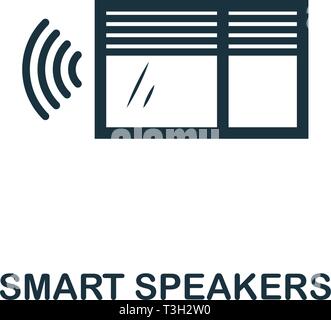 Smart Windows icon. Creative element design from smart home icons collection. Pixel perfect Smart Windows icon for web design, apps, software, print u Stock Vector
