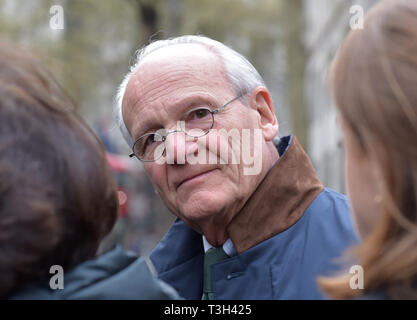 German businessman Jurgen Pierburg leaves the Royal Courts of Justice where he is embroiled in a London divorce fight with his estranged wife Clarissa Pierburg after having an affair. Stock Photo