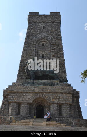 Freedom Monument, Shipka Pass, Bulgaria Stock Photo