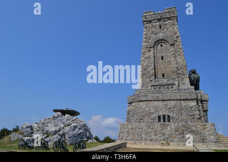 Freedom Monument, Shipka Pass, Bulgaria Stock Photo