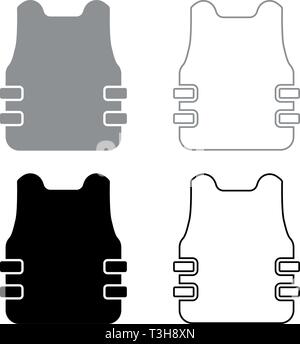 black flak jacket