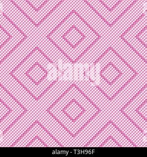 Seamless pattern for fabrics, wallpapers, an ornament of intersecting cells in pastel colors Stock Vector