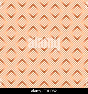 Seamless pattern for fabrics, wallpapers, an ornament of intersecting cells in pastel colors Stock Vector