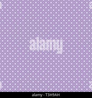 Seamless pattern for textiles and wallpaper - circle in a cage on lilac background. Stock Vector