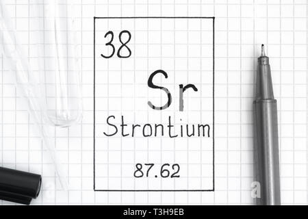 sr element on periodic table