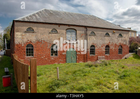 Heritage Centre at The Wharf  Shardlow on the Trent and Mersey Canal,Derby,Derbyshire.England Stock Photo