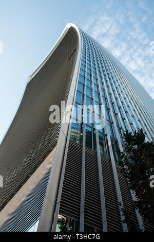 The 'Walkie Talkie' building - The Sky Gardens On Fenchurch Street London Stock Photo