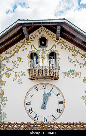 Souvenirs and souvenirshops in Titisee, a little town in the Black Forest; Stock Photo