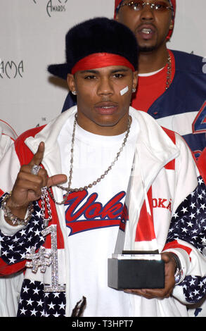 LOS ANGELES, CA. January 09, 2002: NELLY at the American Music Awards in Los Angeles.  © Paul Smith/Featureflash Stock Photo