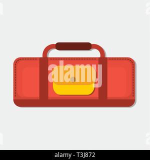 duffle bag vector illustration Stock Vector