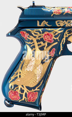 The SIG P 210 pistol "La Gazza Ladra", calibre 9 mm Parabellum, named