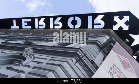 Budapest Hungary 03 15 2019 The House of Terror Detail in Budapest Stock Photo