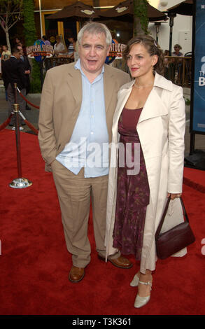 LOS ANGELES, CA. June 06, 2002: Actor BRIAN COX & wife at the world premiere, in Hollywood, of his new movie The Bourne Identity. © Paul Smith / Featureflash Stock Photo