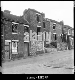 Abandoned derelict houses, Stoke-on-Trent, 1965-1968. Creator: Eileen Deste. Stock Photo
