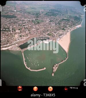 aerial view of Ramsgate harbour, Kent Stock Photo - Alamy
