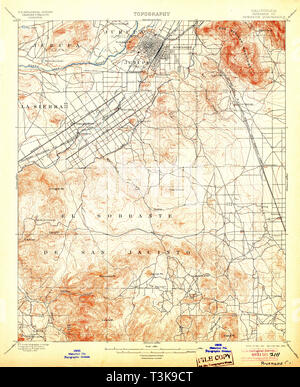 Map of Riverside in California Stock Photo - Alamy