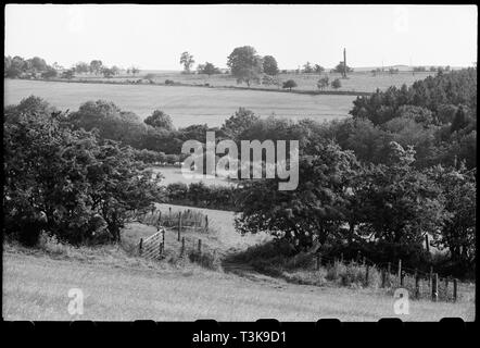 Memorial column near Lemmington Hall, Edlingham, Northumberland, c1955-c1980. Creator: Ursula Clark. Stock Photo