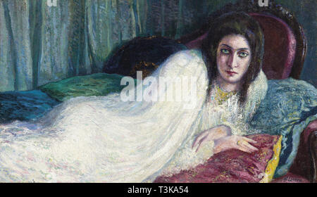 Fanciulla Sul Sof Girl On The Sofa C 1910 Creator Lionne Della fanciulla-sul-sof-girl-on-the-sofa-c-1910-creator-lionne-della