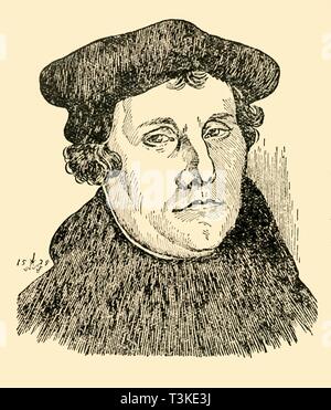 Martin Luther at The Diet of Worms, Germany in 1521. Martin Luther ...