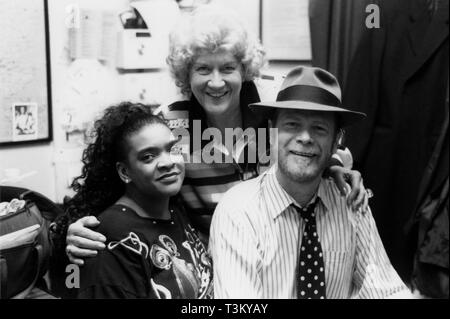 Long John Baldry, Angela Brown and Beryl Brydon, 100 Club, London, 1993. Creator: Brian Foskett. Stock Photo