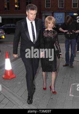 Manchester,Uk Helen Worth arrives for Event with Husband credit Ian Fairbrother/Alamy Stock Photos Stock Photo