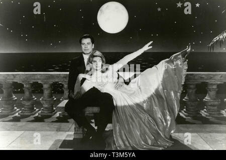 John Travolta and Kristie Alley in the movie Look Who's Talking Now!, 1993 Stock Photo