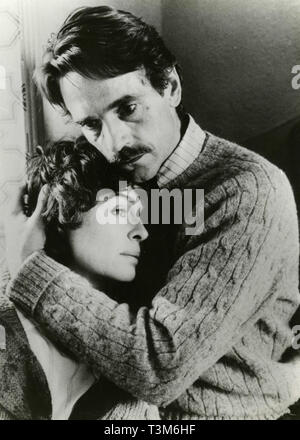 Jeremy Irons and Lena Headey in the movie Waterland, 1992 Stock Photo