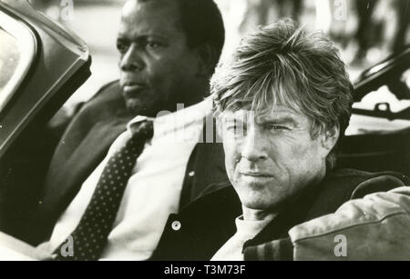 Sidney Poitier and Robert Redford / Sneakers / 1992, directed by Phil ...