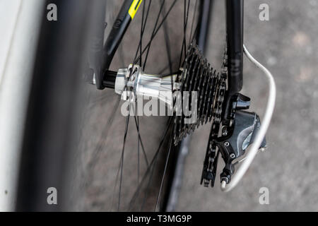 Rear road bike wheel best sale with cassette