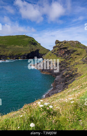 Boscastle North Cornwall between Bude and Tintagel England UK Stock Photo